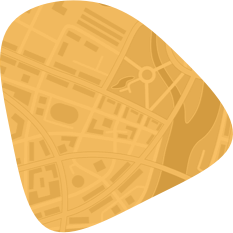 Simple Map Image for the Patchogue Office in yellow