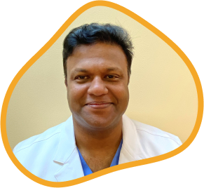 Dr. Monir Mohar with yellow background